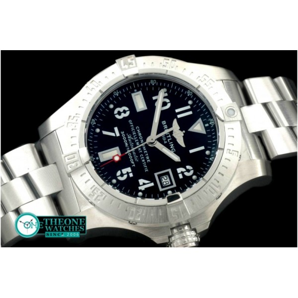 Breitling - Seawolf Avenger H Factory SS/SS Black Asia Eta 2836