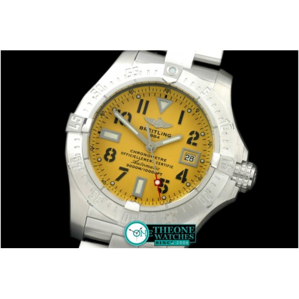 Breitling - Seawolf Avenger H Factory SS/SS Yellow Asia Eta 2836