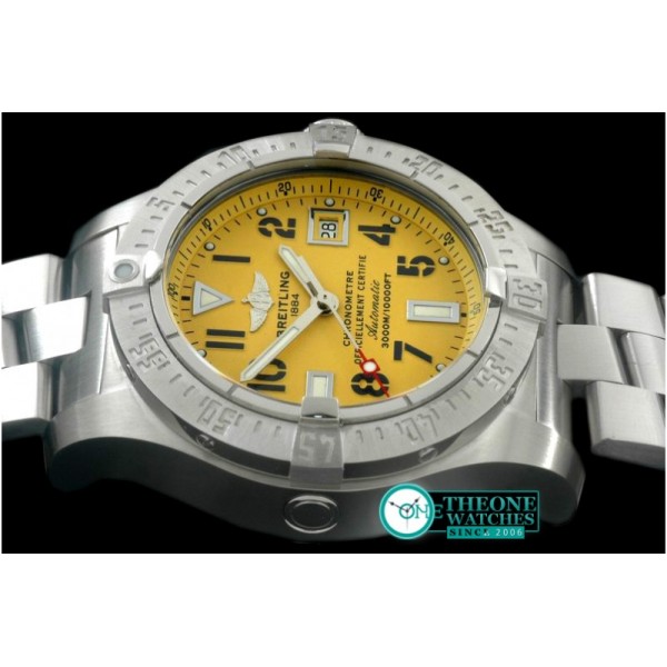 Breitling - Seawolf Avenger H Factory SS/SS Yellow Asia Eta 2836