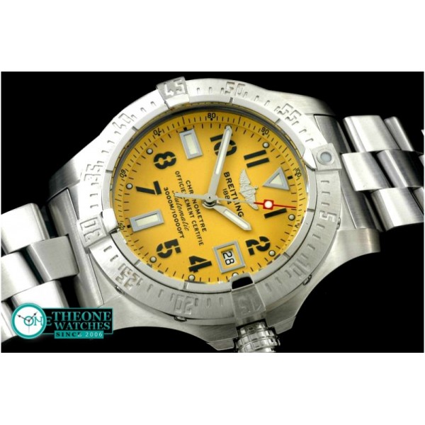 Breitling - Seawolf Avenger H Factory SS/SS Yellow Asia Eta 2836