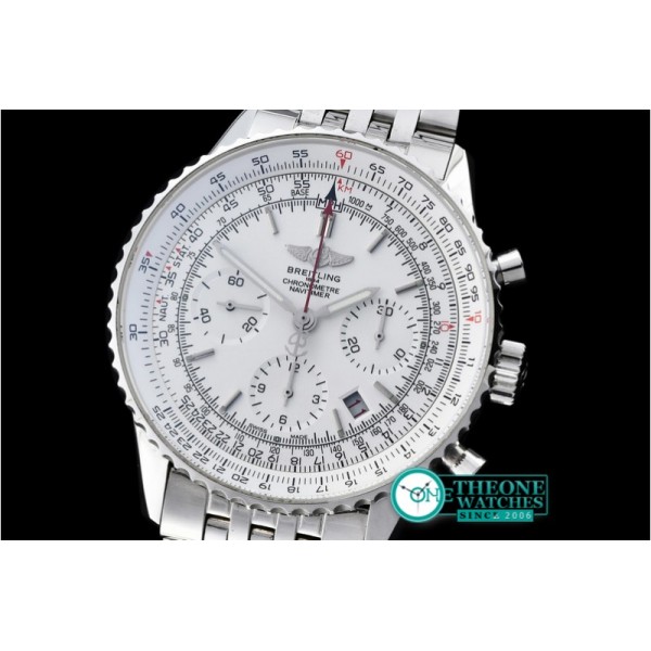 Breitling - Navitimer SS/SS White Sticks A-7750