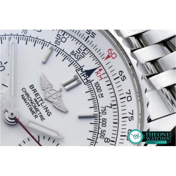 Breitling - Navitimer SS/SS White Sticks A-7750