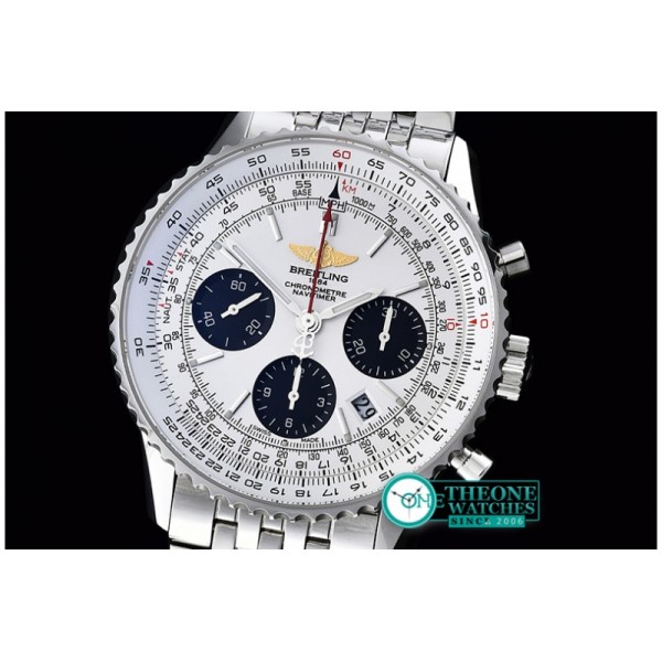 Breitling - Navitimer SS/SS White Sticks A-7750