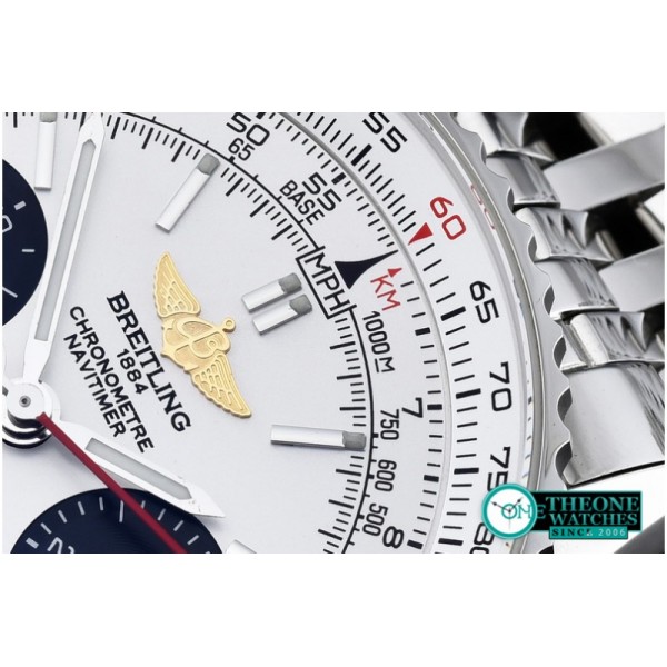 Breitling - Navitimer SS/SS White Sticks A-7750