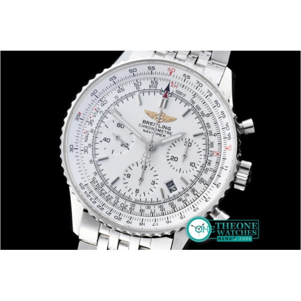 Breitling - Navitimer SS/SS White Sticks A-7750