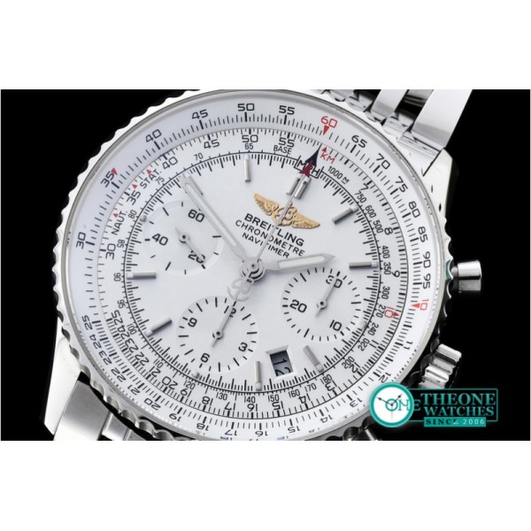 Breitling - Navitimer SS/SS White Sticks A-7750