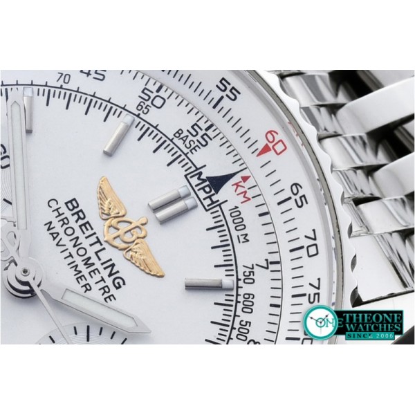 Breitling - Navitimer SS/SS White Sticks A-7750