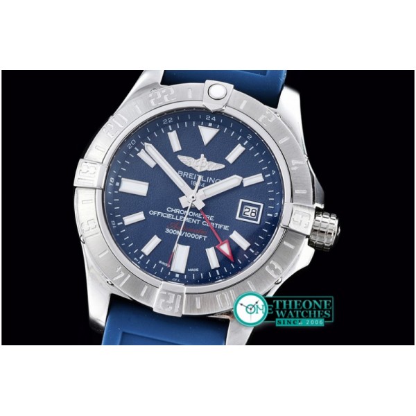 Breitling - Avenger II GMT SS/RU Blue A-2836