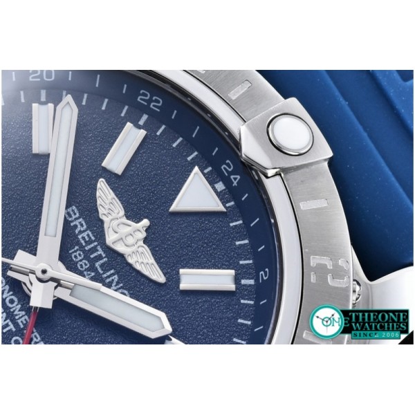 Breitling - Avenger II GMT SS/RU Blue A-2836