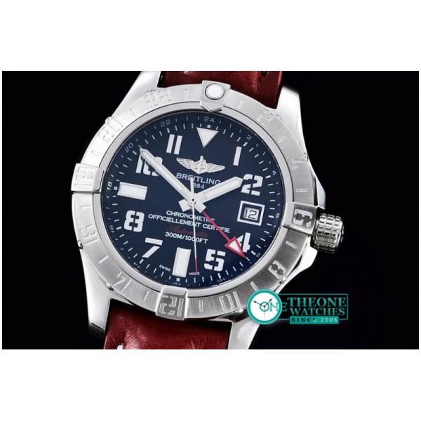 Breitling - Avenger II GMT SS/LE Black Num A-2836