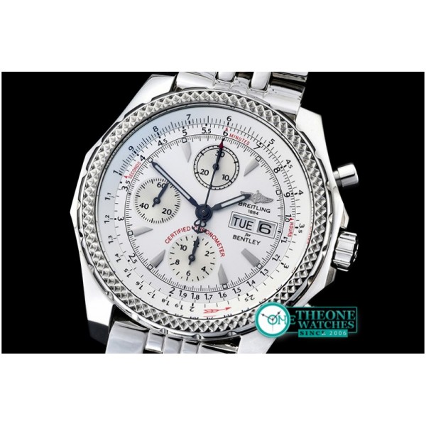 Breitling - Bentley GT 44mm SS/SS White BP Asia 7750