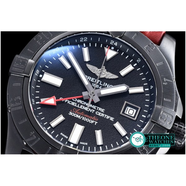 Breitling - Avenger GMT 43mm PVD/LE Black Sticks Asia 2836