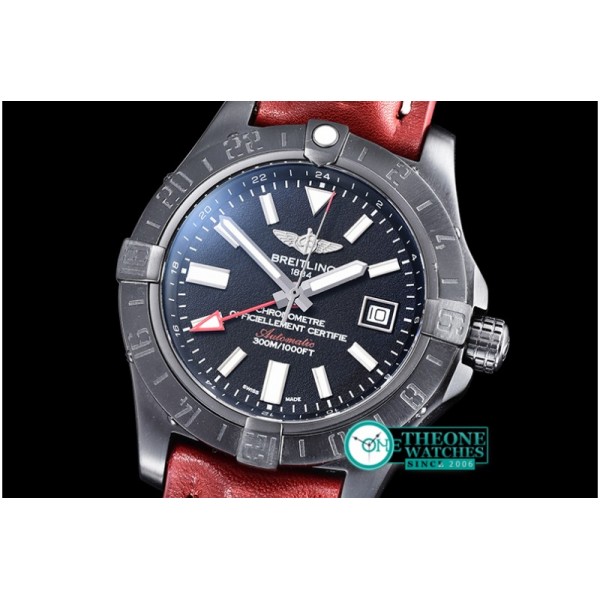 Breitling - Avenger GMT 43mm PVD/LE Black Sticks Asia 2836