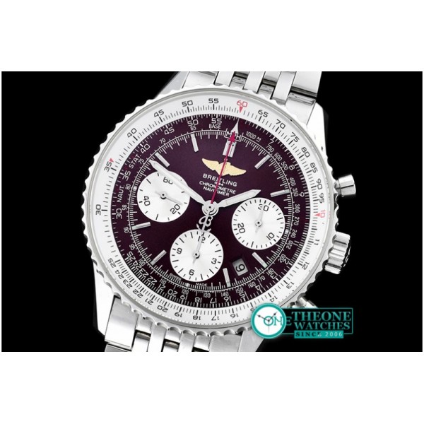 Breitling - Navitimer SS/SS Brown Asia 7750 Mod