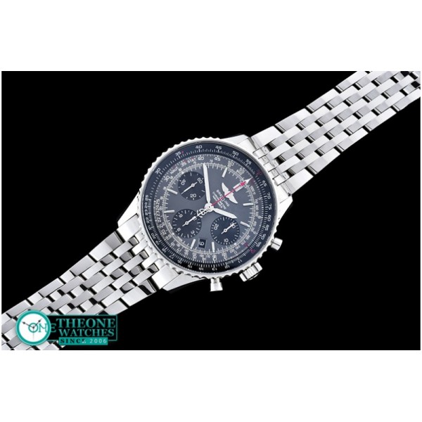 Breitling - Navitimer SS/SS Grey/Black Asia 7750 Mod