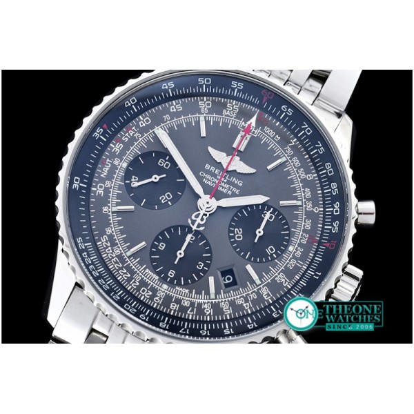 Breitling - Navitimer SS/SS Grey/Black Asia 7750 Mod