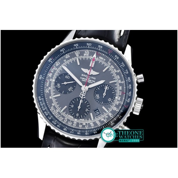 Breitling - Navitimer SS/LE Grey/Black Asia 7750 Mod