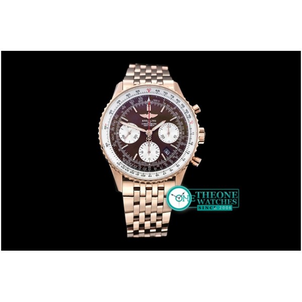 Breitling - Navitimer RG/RG Brown Asia 7750 Mod