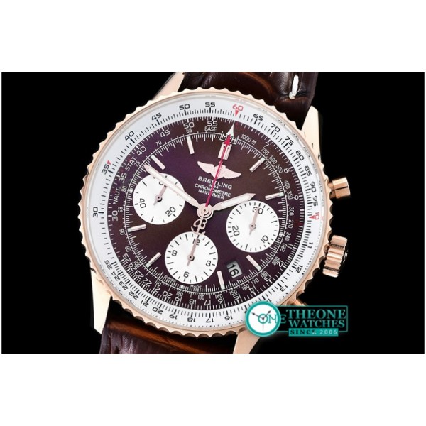 Breitling - Navitimer RG/LE Brown Asia 7750 Mod