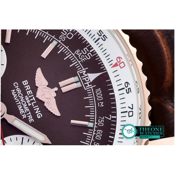 Breitling - Navitimer RG/LE Brown Asia 7750 Mod