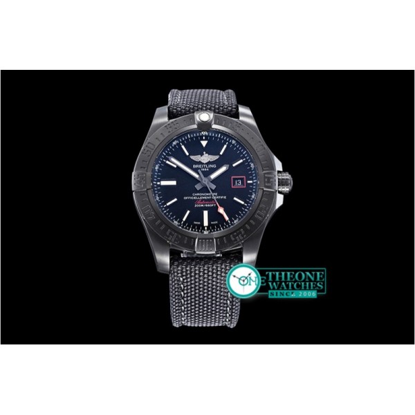 Breitling - Avenger BlackBird 44mm DLC/TI/NY Black A2824