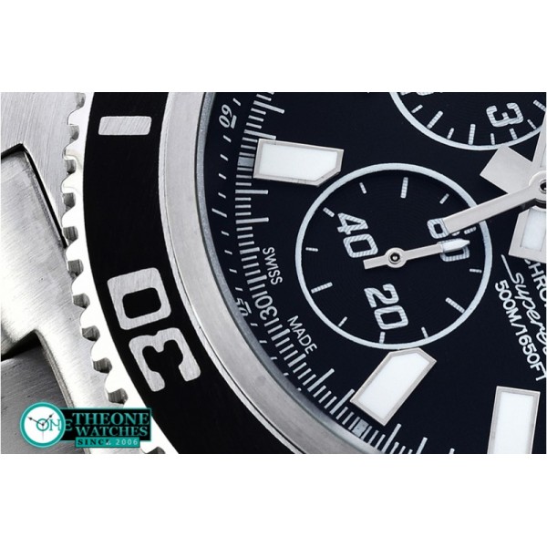 Breitling - Superocean Abyss 44 SS/SS Blk/Wht VK Quartz