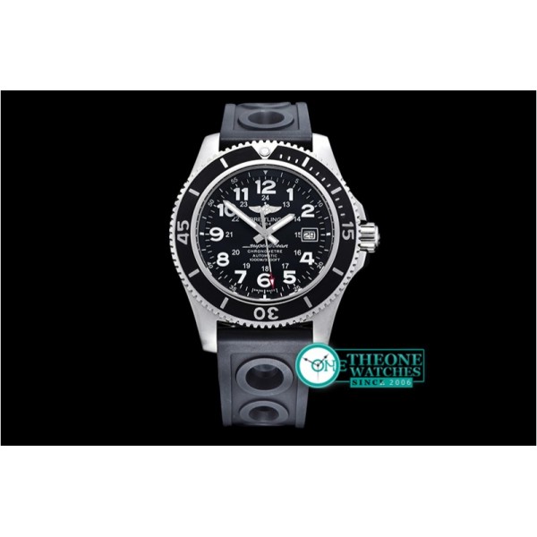 Breitling - SuperOcean 44mm SS/RU Black Num Noob Asia 2824