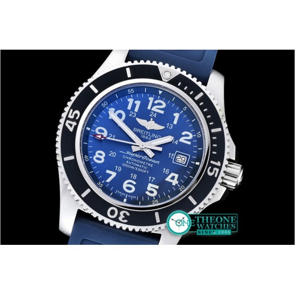 Breitling - SuperOcean 44mm SS/RU Blue Num Noob Asia 2824