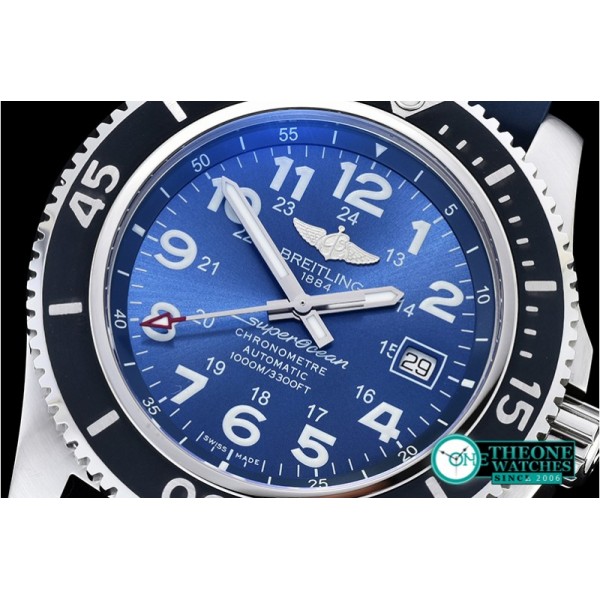 Breitling - SuperOcean 44mm SS/RU Blue Num Noob Asia 2824