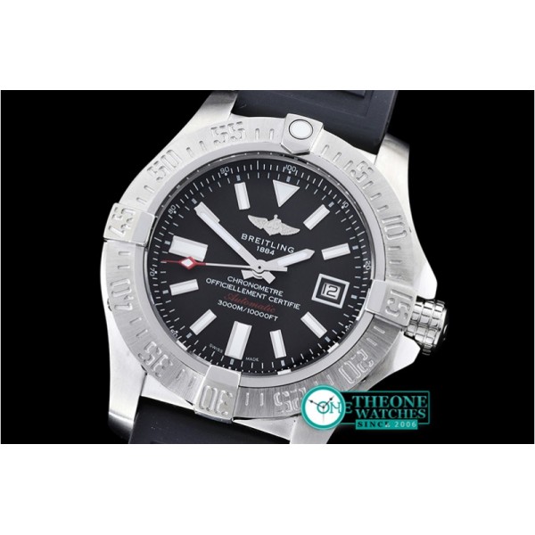 Breitling - Avenger SeaWolf 45mm SS/RU Blk/Stk A2836