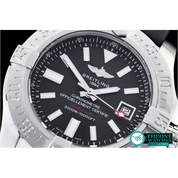 Breitling - Avenger SeaWolf 45mm SS/RU Blk/Stk A2836