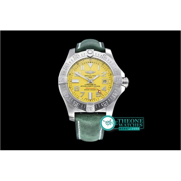 Breitling - Avenger SeaWolf 45mm SS/RU Yllw/Num A2836