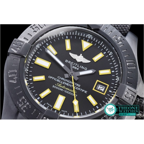 Breitling - Avenger Seawolf 45mm DLC/LE Yellow ANF Asia 2836