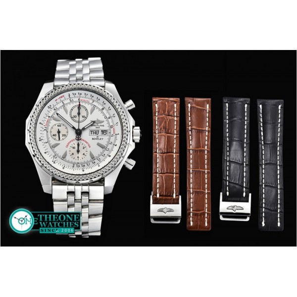 Breitling - Bentley GT 44mm SS/SS White BP Ult Asia 7750