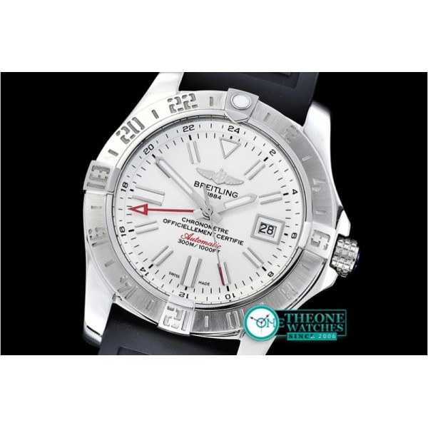 Breitling - Avenger II GMT A3239011 SS/RU White GF A2836