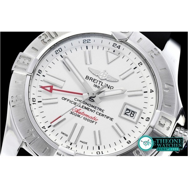 Breitling - Avenger II GMT A3239011 SS/RU White GF A2836