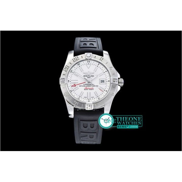 Breitling - Avenger II GMT A3239011 SS/RU White GF A2836