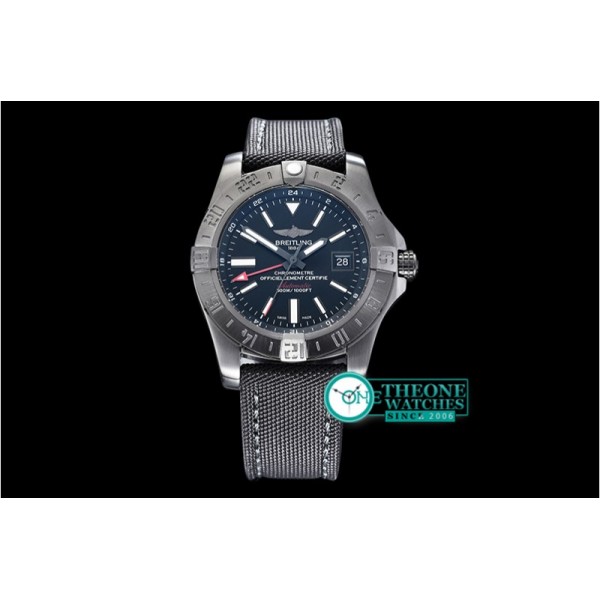 Breitling - Avenger II GMT BlackSteel DLC/TI/NY Black GF A2836