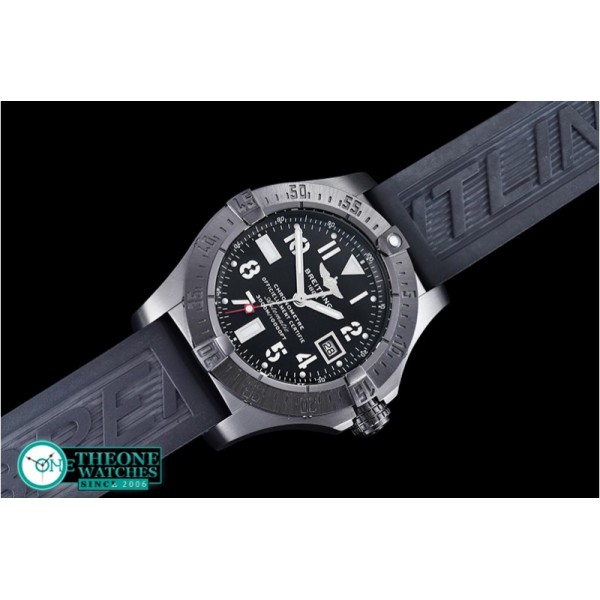 Breitling - Avenger Seawolf BlackSteel DLC/RU Black HF Asia 2836