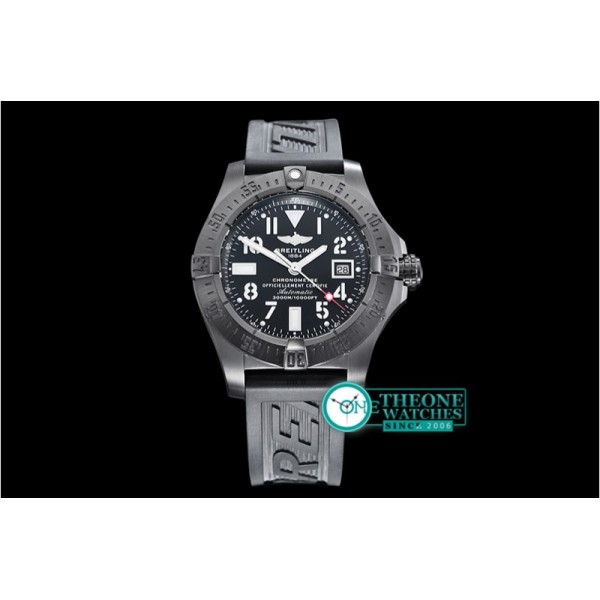 Breitling - Avenger Seawolf BlackSteel DLC/RU Black HF Asia 2836