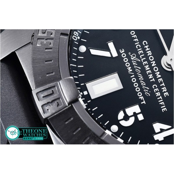 Breitling - Avenger Seawolf BlackSteel DLC/RU Black HF Asia 2836