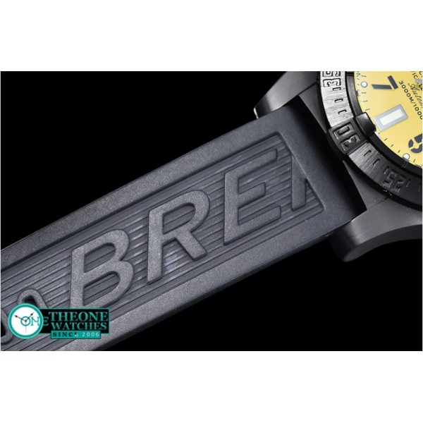 Breitling - Avenger Seawolf BlackSteel DLC/RU Yellow HF Asia 2836
