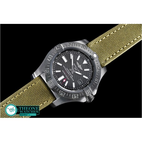 Breitling - Avenger II Seawolf DLC/NY Black CF ANF Asia 2836