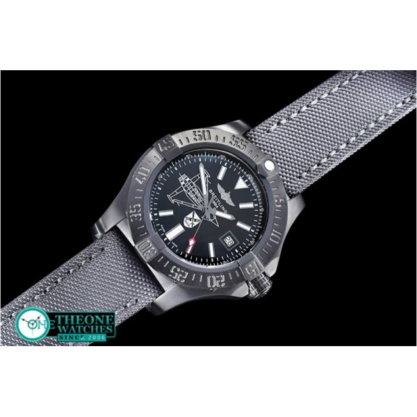 Breitling - Avenger II Seawolf DLC/NY Blk Plane ANF Asia 2836