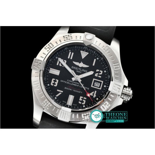 Breitling - Avenger Seawolf 2017 SS/RU Black GF Asia 2836