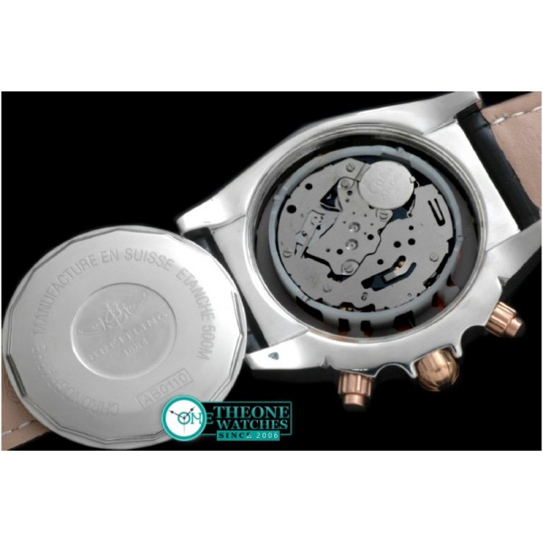 Breitling - Chronomat B01 SS/YG/LE Black Roman Jap OS20 Qtz