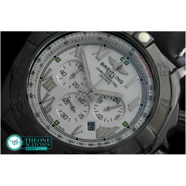 Breitling - Chronomat B01 PVD/LE White Roman Jap OS20 Qtz