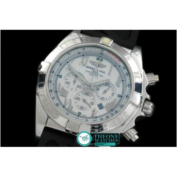 Breitling - Chronomat B01 SS/RU White Roman Jap OS20 Qtz