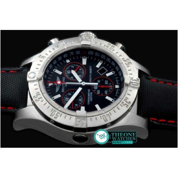 Breitling - Seawolf Chrono SS/NY Black Stk Swiss Eta Qtz 251.262