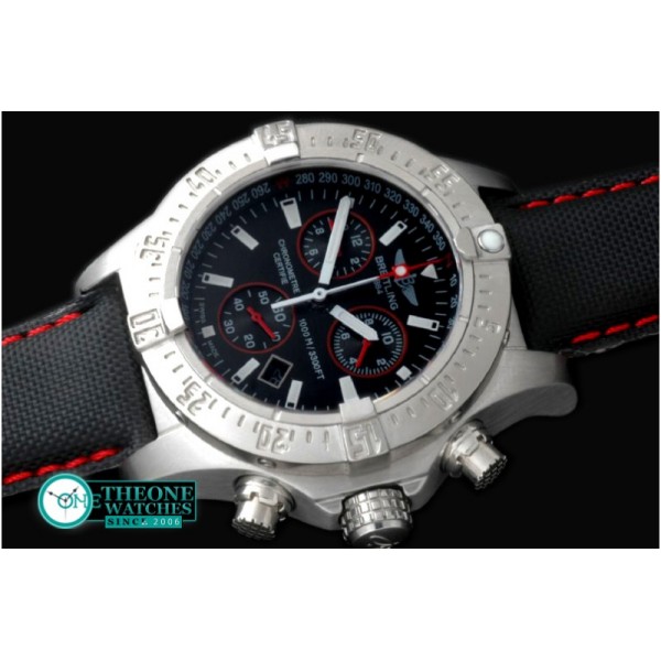 Breitling - Seawolf Chrono SS/NY Black Stk Swiss Eta Qtz 251.262